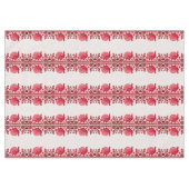 Rouge Thanksgiving Turquie nappe de fleurs (Devant (Horizontal))
