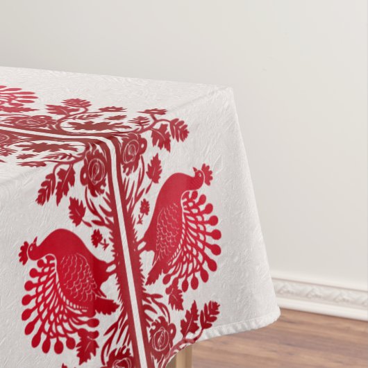 Rouge Thanksgiving Turquie nappe de fleurs (In Situ)