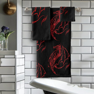 Rouge Tribal Dragon Noir