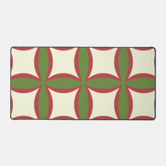 Rouge, Vert Et Motif Tan