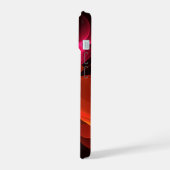 Rouge Vert Floral Moderne Art Abstrait Motif #02 (Côté gauche)