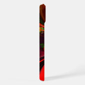 Rouge vert moderne Floral Abstrait Art Motif #05 (Côté droit)