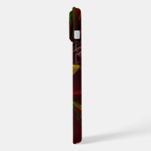 Rouge vert moderne Floral Abstrait Art Motif #05 (Côté gauche)