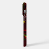 Rouge vert moderne Floral Abstrait Art Motif #05 (Côté gauche)