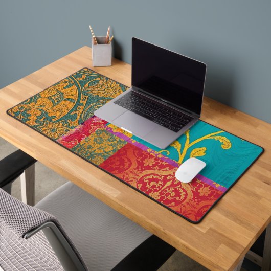 Rouge vert ORIENTAL - Tapis de bureau, Pad de sour (Bureau 2)