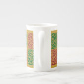 Rouge Vert Vacances Gothique Os Chine Mug (Dos)