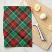 Rouge Vert Vacances Plaid Serviette de cuisine (Quart Plié)