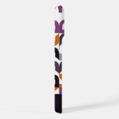Rouge violet orange noir Motif d'art du Midsiècle (Côté droit)