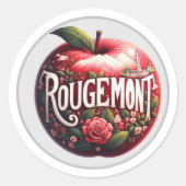 Rougemont Québec Ronde Sticker (Voorkant)