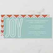 ROUGEOYER AVEC DES INVITATIONS DE FÊTE DE VACANCES (Devant / Derrière)