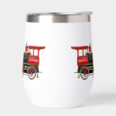 Rouges Train 11 oz Stainless Steel Tumbler (Gauche)