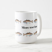 Rougets communs artistiques dans une ligne tasse (Devant droit)