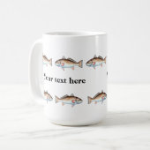 Rougets communs artistiques dans une ligne tasse (Devant gauche)