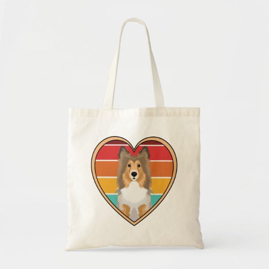 Rough Coat Collie Tote Bag (Voorkant)