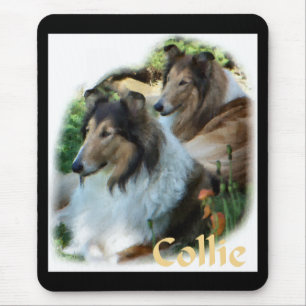 Rough Collie Art Gifts Muismat