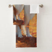 Rough Collie dans l'automne Leaves automne Inspire (En situation)