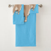Rough collie dog cartoon illustration (En situation)