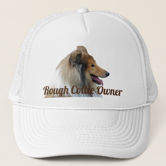 Rough Collie dog eigenaar Trucker Pet (Voorkant)