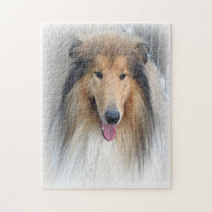 Rough Collie Dog Legpuzzel