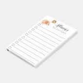 Rough Collie Dog Personalizeerde om Lijst te doen Post-it® Notes (Schuin)