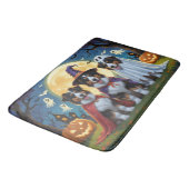 Rough Collie Dogs Pumpkin Halloween Grappig Badmat (Gekanteld)