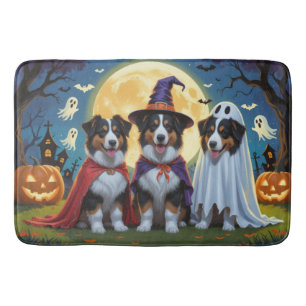 Rough Collie Dogs Pumpkin Halloween Grappig Badmat