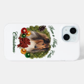 Rough Collie Kerstmis Case-Mate iPhone Case (Achterkant (horizontaal))