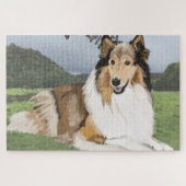 Rough Collie Legpuzzel (Horizontaal)