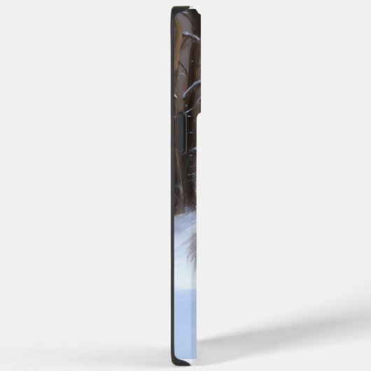 Rough Collie liet het sneeuwen Kerstmis Case-Mate iPhone Case (Achterkant / Rechts)