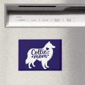 Rough Collie Maman Magnet (In Situ (Lave-vaisselle))