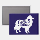 Rough Collie Maman Magnet (Recto/Verso)