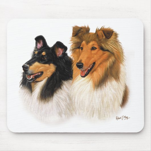 Rough Collie Muismat (Voorkant)