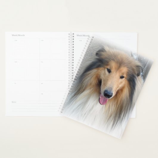 Rough Collie Portrait Planner (Display)