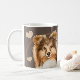 Rough Collie Sheltie Dog Elke snack die je maakt Koffiemok