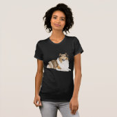 Rough Collie T-shirt (Voorkant volledig)