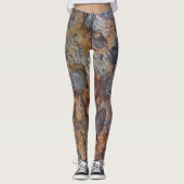 Rough Geology Rock Texture Leggings (Voorkant)