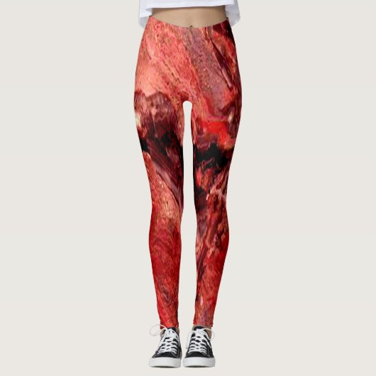 Rough Red Rocks Mars Leggings Unique (Devant)