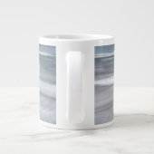 Rough Seascape with ice, ijsland Jumbo Mok (Achterkant)