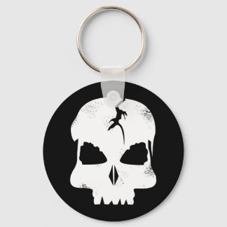 Rough Skull Captain Jacks Sleutelhanger