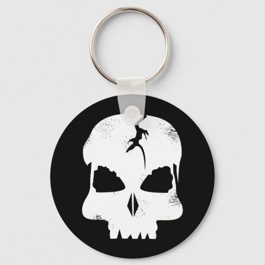Rough Skull Captain Jacks Sleutelhanger (Voorkant)