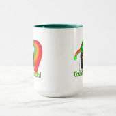 Rough Tri Collie Saint Patricks Mok (Midden)
