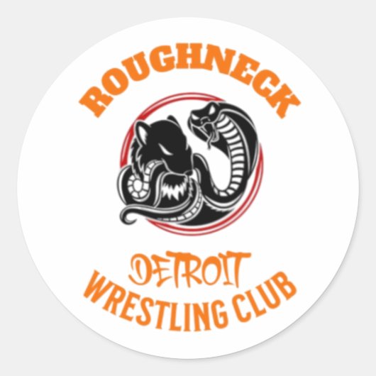 Roughneck Wrestling Sticker (Voorkant)