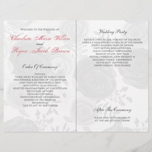 rougissant floral de la Marine programmes de maria (Dos)