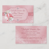 Rougissent le carte de visite de Rose (Devant / Derrière)