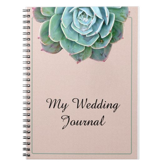 Rougissent le journal succulent de mariage (Devant)