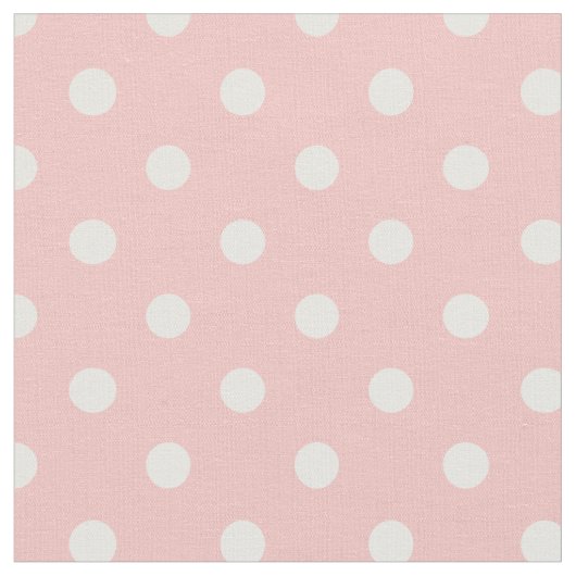 Rougissent le tissu rose et de blanc des points | (Fermer)