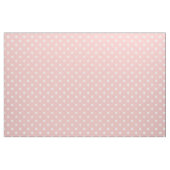 Rougissent le tissu rose et de blanc des points | (Fat Quarter)