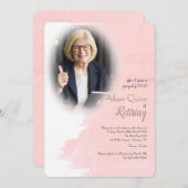 Rougissent les invitations de partie de retraite (Devant / Derrière)