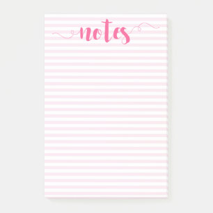 Rougissent les rayures et les notes de post-it