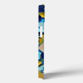 Rouille Bleue Et coque ipad De Peinture À Chip Or (Verso / Droite)